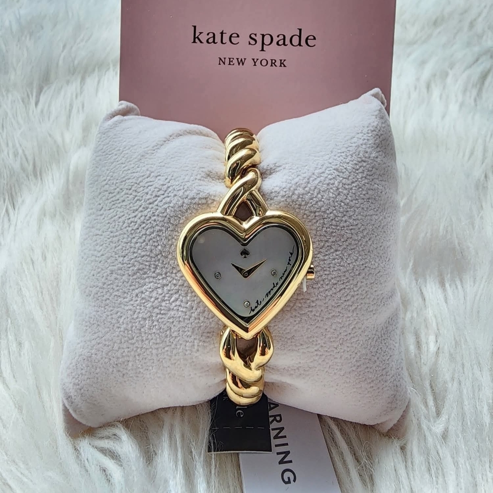 kate spade Gold Heart Bracelet Watch